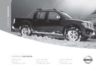 NISS AN NA V A R A NISSAN NAVARA