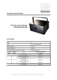 phaenon rgb 7000 - Laser System Europe