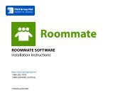 Roommate Software. Installation instruction - Pilot Group