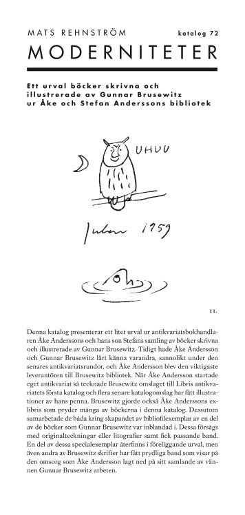 katalog 72 - Svenska AntikvariatfÃ¶reningen