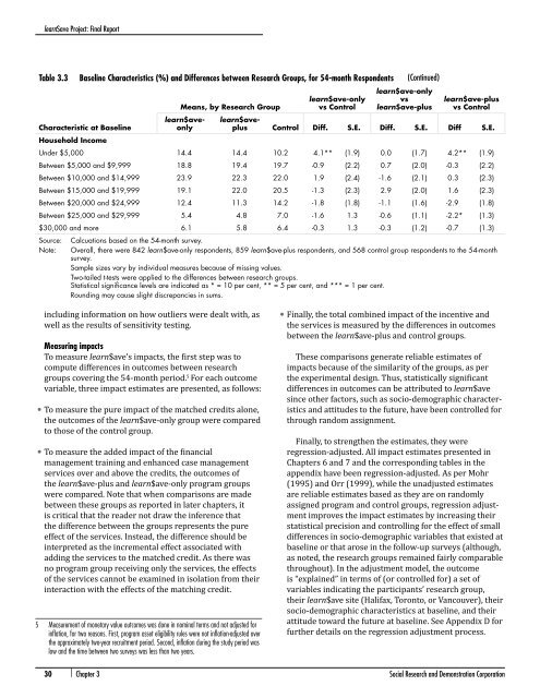 Full report. - Social Research and Demonstration Corp