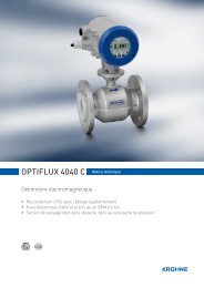 OPTIFLUX 4040 C Notice technique - cuenot regulation