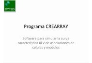 Programa de simulación de sistemas fotovoltaicos 