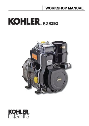 WORKSHOP MANUAL KD 625/2 - Kohler Engines