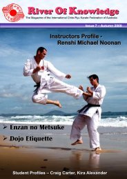 Issue 8 - March 2009 - International Chito-Ryu Karate-do Federation ...