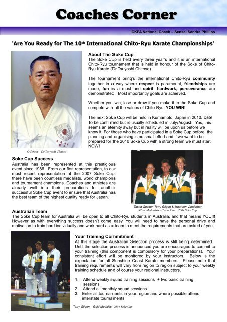 Issue 8 - March 2009 - International Chito-Ryu Karate-do Federation ...