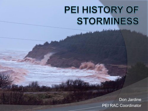 PEI History of Storminess - Atlantic Climate Adaptation Solutions