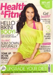 VIVA im Health & Fitness Magazin, August 2012