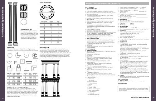 Architectural Series - Turncraft