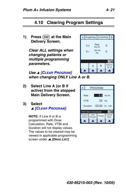 Abbott Hospira Plum A Plus and Plum A Plus 3 version 11.6 Infusion ...