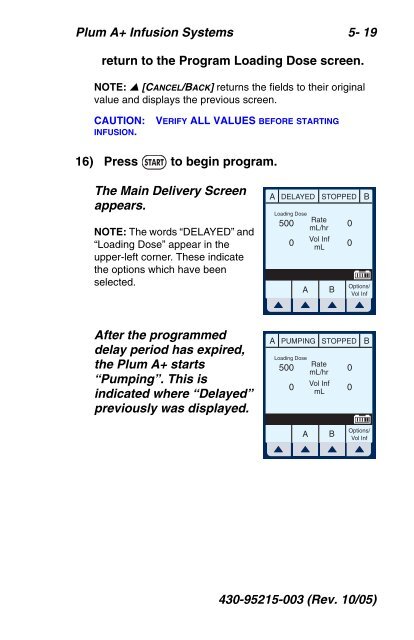 Abbott Hospira Plum A Plus and Plum A Plus 3 version 11.6 Infusion ...