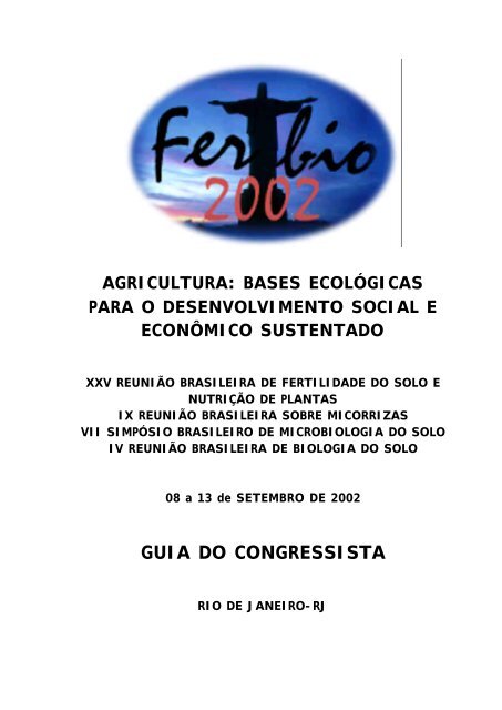 Guia Do Congressista Instituto De Agronomia Ufrrj