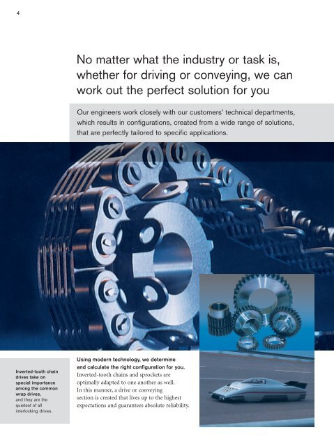 Rexroth Inverted-Tooth Chains for Driving and ... - Tectra Automation