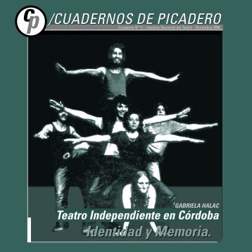 Cuadernos de Picadero - Instituto Nacional del Teatro