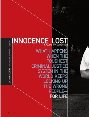 innocence lost - California Commission on the Fair Administration of ...