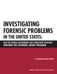 Investigating Forensic Problems in the United States