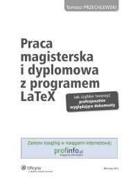 Praca magisterska i dyplomowa z programem LaTeX