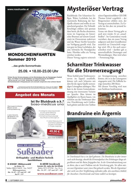 Plateau-Zeitung - PZ Seefeld