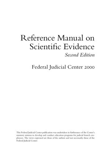 Reference Manual on Scientific Evidence 2d ed - Triad Resource ...