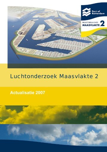 Luchtonderzoek Maasvlakte 2 - actualisatie 2007