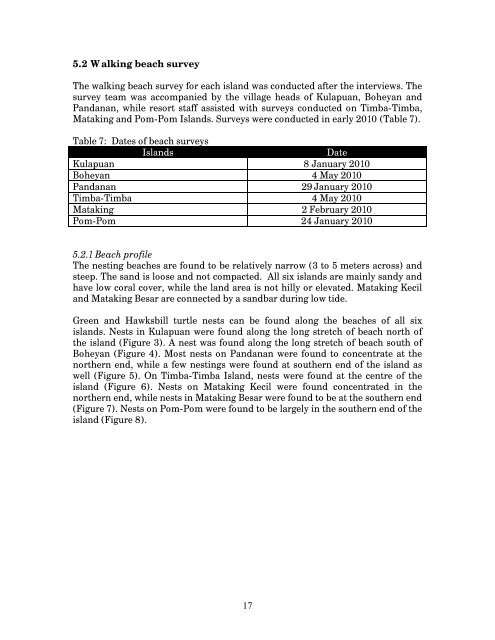 Marine Turtle status Report - Indian Ocean - South-East Asian ...