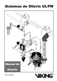 Sistema de diluvio. ActuaciÃ³n hidrÃ¡ulica, elÃ©ctrica y/o neumÃ¡tica