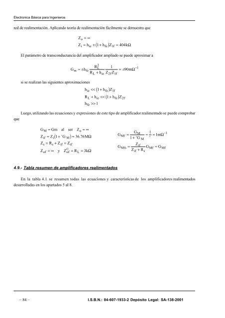 TEMA 4 Amplificadores realimentados