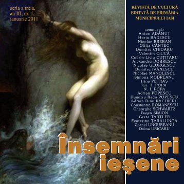 seria a treia, an III, nr. 1, ianuarie 2011 - Insemnari Iesene