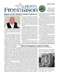 How Freemasonry Came to China - Grand Masonic Lodge of Alberta