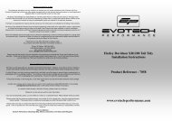 Harley Davidson XR1200 Tail Tidy Installation Instructions Product ...