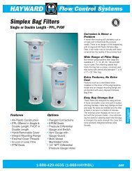 Simplex bag filters - Process Pumps