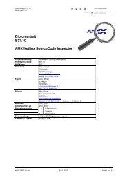 Pflichtenheft Diplomarbeit B37.10 AMX Netlinx SourceCode Inspector