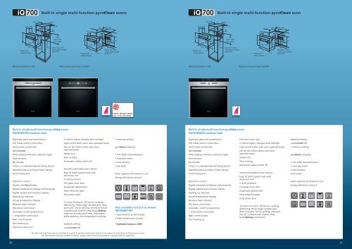 Built-in ovens - Siemens - Siemens Home Appliances