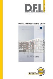 DFI Leistungsbilanz-Analyse 2010 - Immac