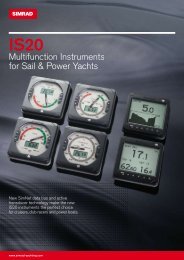 Multifunction Instruments for Sail & Power Yachts - Simrad ...