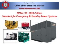 NFPA 110 1999 Edition Standard for Emergency & Standby Power ...