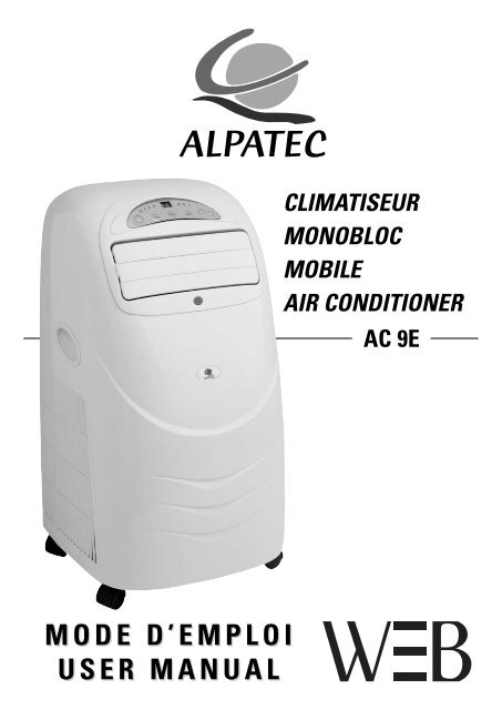 Climatiseur mobile monobloc - RÃ©f : AC 9 E - White and Brown