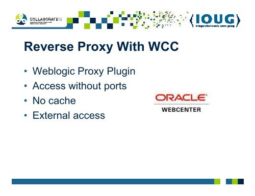 Performance Tuning for Oracle WebCenter Content 11g - Fishbowl ...