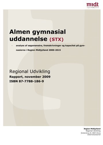 Almen gymnasial uddannelse (STX) - Region Midtjylland