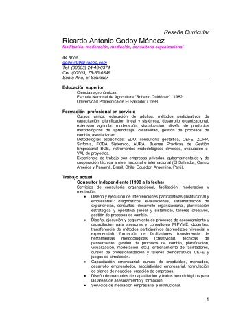 Ricardo Antonio Godoy Mndez - ProArgentina.Gov.Ar