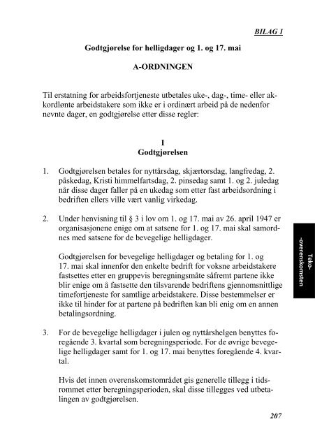 INDUSTRIOVERENSKOMSTENE 2010 - 2012 - Fellesforbundet