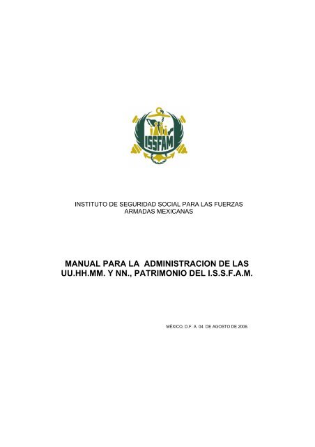 Manual de Administradores - Issfam