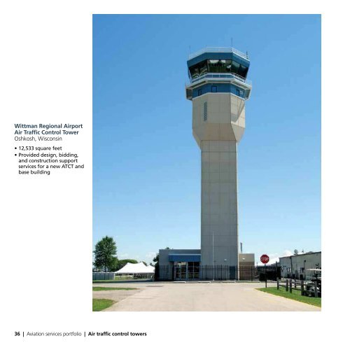 Aviation architecture services portfolio