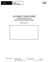 AUTOMATIC SWING DOOR - DORMA International