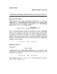 Radiation Exchange Between Black and Gray Surfaces