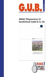 IMMAC Pflegezentren 52. Renditefonds GmbH & Co. KG