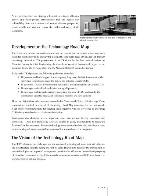 Civil Infrastructure Systems Technology Road Map - Engineers ...