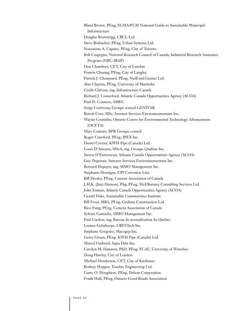 Civil Infrastructure Systems Technology Road Map - Engineers ...