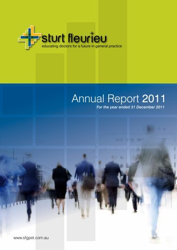 Annual Report 2011 - Sturt Fleurieu