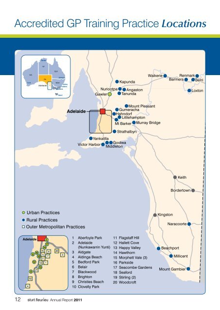 Annual Report 2011 - Sturt Fleurieu